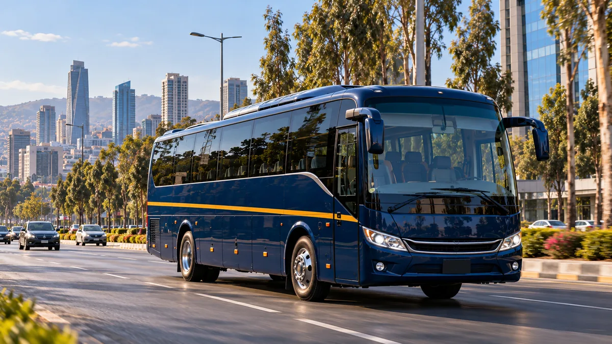 25–36 passengers Mid-size Coach