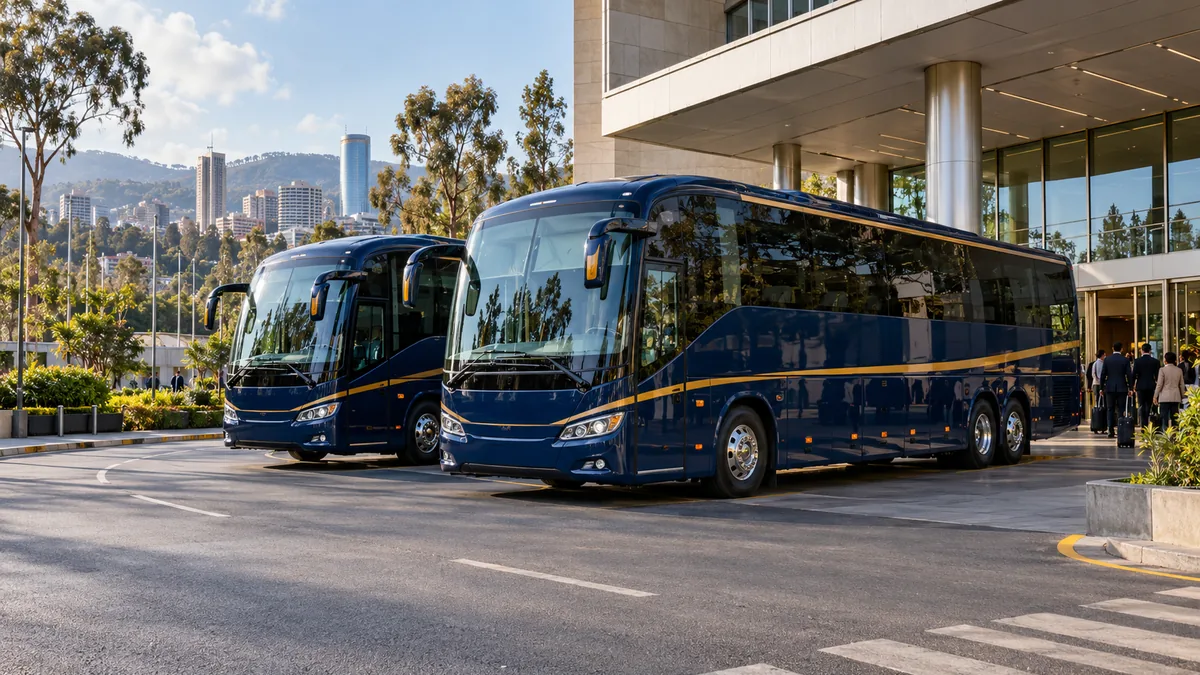 73–100+ passengers Multi-Coach / High Capacity